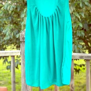 Kenneth Cole Pleated Neck Sleeveless Dressy Top